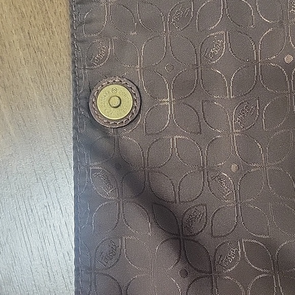 FOSSIL "MORGAN" Vintage Traveler Brown Leather Messenger Crossbody Shoulder Bag - Picture 7 of 17